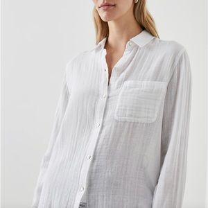 Rails Ellis White Button Down